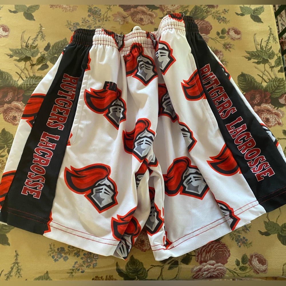 Rutgers lacrosse basket ball shorts